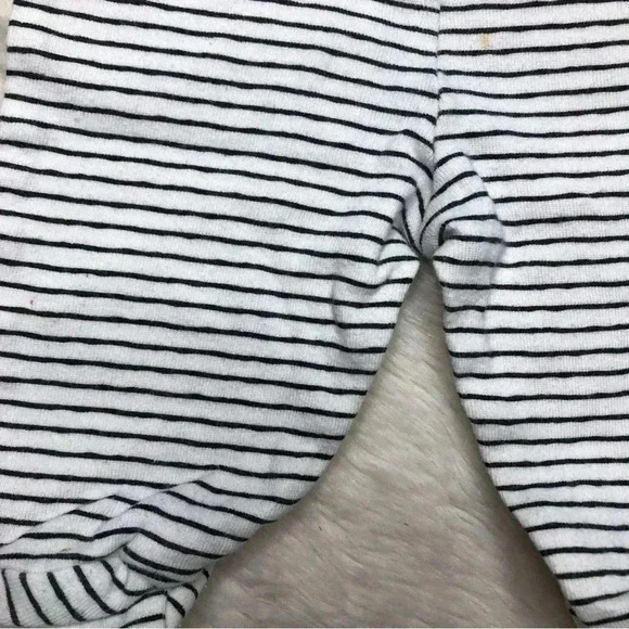 Gerber Sweatpants Footed White / Black Stripes Size Newborn - Picture 10 of 16
